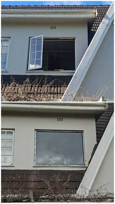 Transforming Wooden windows to a new style Aluminium window